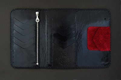 Photo3: Frog Cross Inlay Hippo Long Wallet