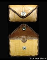 Crocodile Skin(Yellow) Card Case