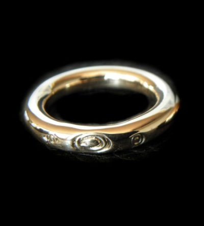 Photo1: 10k  Gold G Stamp On Ring