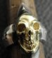 Photo10: 18k Gold Skull with Spike Ring