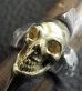 Photo9: 18k Gold Skull with Spike Ring