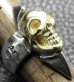 Photo16: 18k Gold Skull with Spike Ring