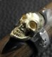 Photo14: 18k Gold Skull with Spike Ring