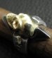 Photo13: 18k Gold Skull with Spike Ring