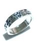 Photo4: Multi Stamp Flat Bar Ring