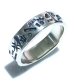 Photo3: Multi Stamp Flat Bar Ring