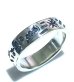 Photo2: Multi Stamp Flat Bar Ring (2)