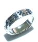 Photo1: Multi Stamp Flat Bar Ring (1)