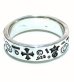 Photo11: Multi Stamp Flat Bar Ring