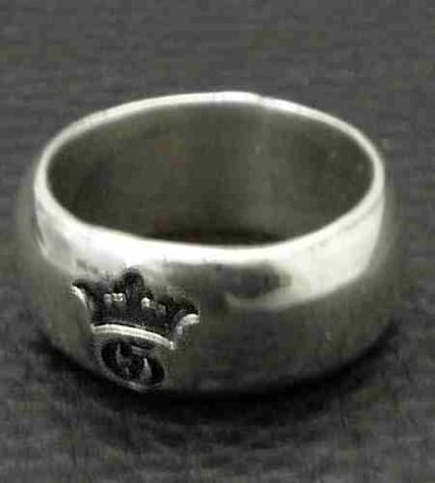 Photo2: Large Smooth H.W.O Ring