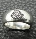 Photo7: Multi Engraved Large Smooth H.W.O Ring