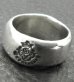 Photo3: Multi Engraved Large Smooth H.W.O Ring