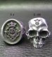 Photo10: Medium Large Skull Ring Without Jaw