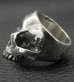 Photo6: Medium Large Skull Ring Without Jaw