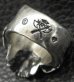 Photo3: Medium Large Skull Ring Without Jaw