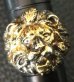 Photo8: 18k Gold Blood Face Old Lion Ring