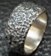 Photo7: Multi Engraved Large Chiseled H.W.O Ring