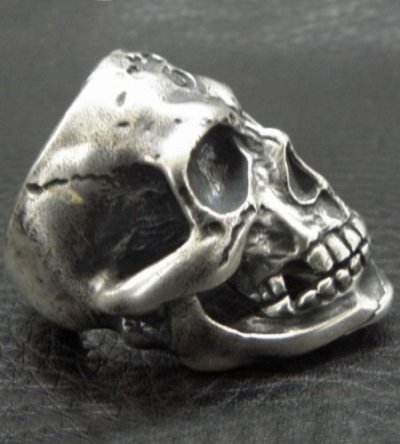 Photo2: Old Large Skull Ring