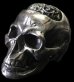 Photo1: Large Brains Skull Full Head Ring (1)