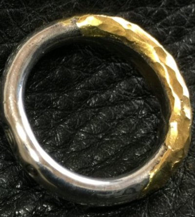 Photo2: Hammerd 18k Gold Blood On Half Size G-stamp O-ring