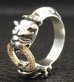 Photo5: Pave Dia On 18K Gold Ring With 1/9 Old Bulldog Ring