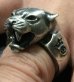 Photo3: Long Neck Panther Ring