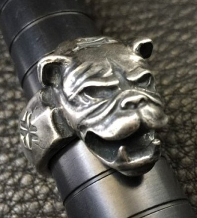 Photo2: Long Neck Bulldog Ring