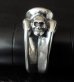 Photo7: Skull On Gothic Ring