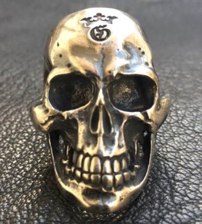 Photo2: Large Skull Ring with Jaw 3rd generation