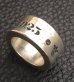 Photo5: 18K Gold High Raised G & Crown On Wide Cigar Band Ring