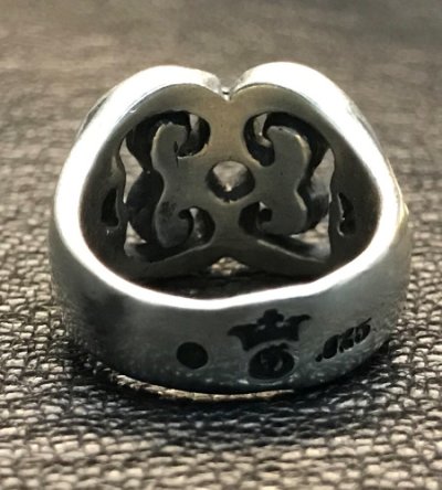 Photo2: Medium Double Heart Ring