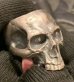 Photo4: Old Large Skull Ring Without Jaw