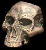 Old Large Skull Ring Without Jaw