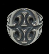 Sculpted Oval Signet Ring