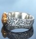 Photo4: Pure Gold Wrap G&Crown Chiseled H.W.O Ring