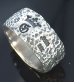 Photo6: Pure Gold Wrap Multi Engraved Large Chiseled H.W.O Ring [Atelier Mark]