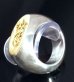 Photo4: Pure Gold Wrap G&Crown Oval Ring