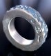 Photo4: 6.5mm Wide Side Flat Chiseled Ring Bold