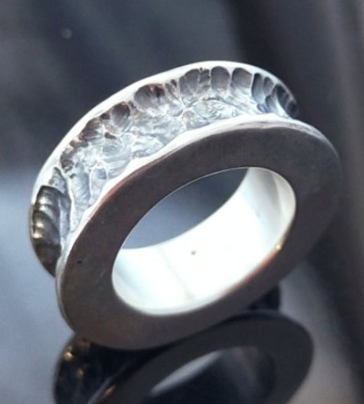 Photo2: 10 x 5.5mm Wide Side Flat Chiseled Reel Ring