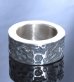 Photo10: 12mm Wide Multi Stamp Flat Bar Ring Bold