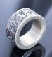 Photo8: 12mm Wide Multi Stamp Flat Bar Ring Bold