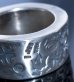 Photo6: 12mm Wide Multi Stamp Flat Bar Ring Bold