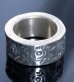 Photo5: 12mm Wide Multi Stamp Flat Bar Ring Bold