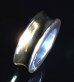 Photo4: Pure Gold Wrap 10 x 6mm Wide Bolo Neck Smooth Reel Ring [R-192]