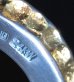 Photo8: Pure Gold Wrap 7 x 5mm Wide Bolo Neck Chiseled Reel Ring