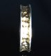 Photo2: Pure Gold Wrap 7 x 5mm Wide Bolo Neck Chiseled Reel Ring (2)
