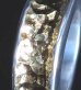 Photo8: Pure Gold Wrap 10 x 6mm Wide Bolo Neck Chiseled Reel Ring