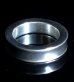 Photo1: 6 x 4mm Wide Bolo Neck Smooth Reel Ring (1)