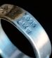 Photo5: Pure Gold Wrap Flat Bar Ring