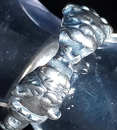 Photo2: One ninth Old Bulldog G Stamp On O-ring